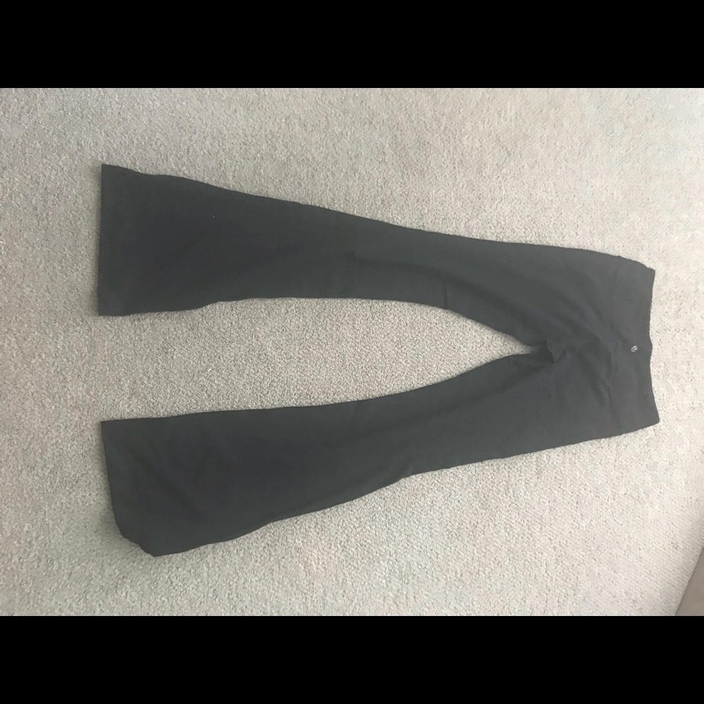 Sz 6 long lulu leggings wide leg